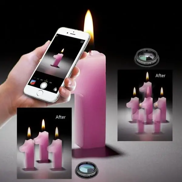 Cell Phone Camera Lens Kit,11 in 1 Super Wide Angle+ Macro+ Fisheye Lens +Telephoto+ CPL+3/6 Kaleidoscope+Starburst/Radial/Soft/Flow Filter Lens Compatible for iPhone X/8/7/6s/6 Plus, Samsung,Android - Image 5