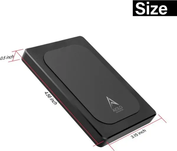 Aiolo Innovation 500GB Ultra Slim Portable External Hard Drive HDD-USB 3.0 for PC, Mac, Laptop, PS4, Xbox one,Xbox 360 Model A4 - Image 13