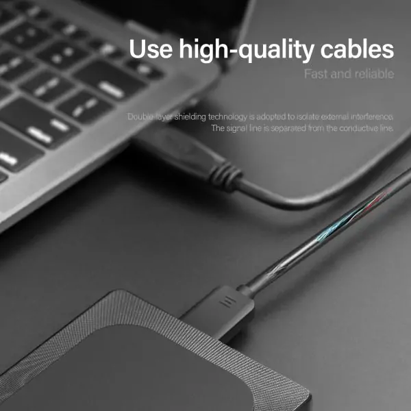 Aiolo Innovation 500GB Ultra Slim Portable External Hard Drive HDD-USB 3.0 for PC, Mac, Laptop, PS4, Xbox one,Xbox 360 Model A4 - Image 8