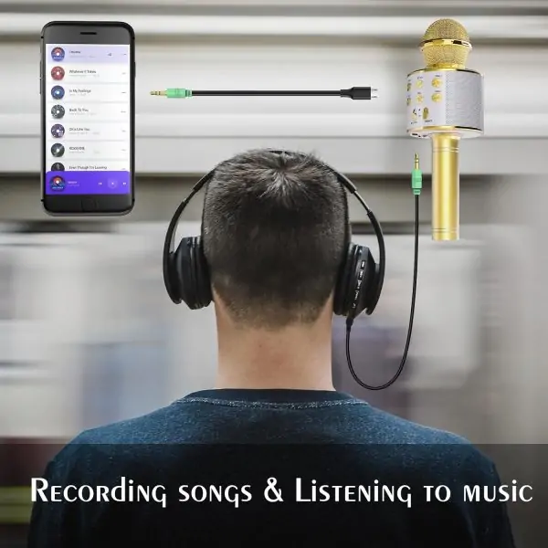 Wireless Bluetooth Karaoke Microphone 2 Pack, 4-in-1 Handheld Portable Mic Speaker Party Entertainment Device Compatible with Android & PC - Perfect Birthday Gift for Kids & Adults - Image 4