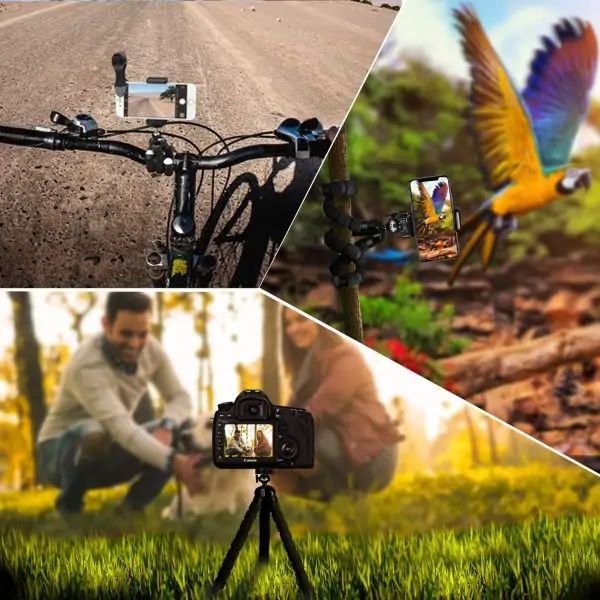 15 in 1 Universal Phone Camera Lens Kit 18X Telephoto lens Wide Angle lens,Macro Lens, Fisheye lens,Kaleidoscope 3/6 lens, CPL/Flow/Star/Radial Filter, Tripod, Remote Shutter for most of Smartphone - Image 5