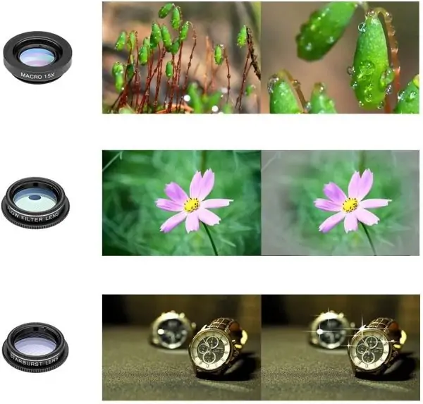 Cell Phone Camera Lens Kit,11 in 1 Super Wide Angle+ Macro+ Fisheye Lens +Telephoto+ CPL+3/6 Kaleidoscope+Starburst/Radial/Soft/Flow Filter Lens Compatible for iPhone X/8/7/6s/6 Plus, Samsung,Android - Image 4