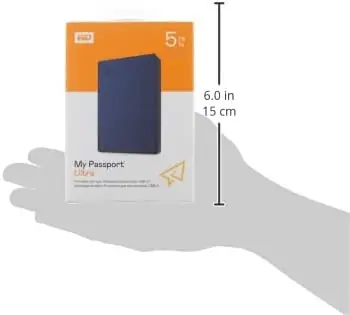 Western Digital 5TB My Passport Ultra Blue Portable External Hard Drive HDD, USB-C and USB 3.1 Compatible - WDBFTM0050BBL-WESN - Image 3