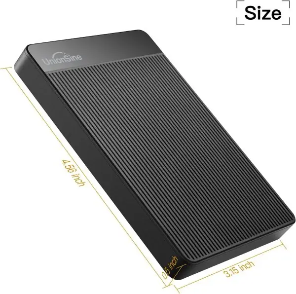 UnionSine 320GB 2.5" Ultra Slim Portable External Hard Drive HDD-USB 3.0 for PC, Mac, Laptop, PS4, Xbox one,Xbox 360,HD-2510(Black) - Image 13