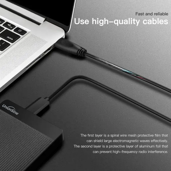 UnionSine 320GB 2.5" Ultra Slim Portable External Hard Drive HDD-USB 3.0 for PC, Mac, Laptop, PS4, Xbox one,Xbox 360,HD-2510(Black) - Image 10
